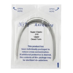 100PCS Dental Orthodontic Arch Wire Niti Round Ovoid Upper Lower 012 014 016 018