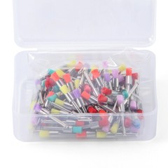 100 Brush Dental Nylon Materials Closure Latch Flat Type Rainbow Polishing Brush