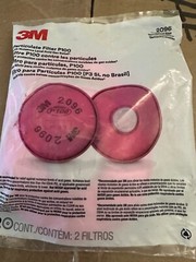 3M 2096 Particulate Filter P100 Acid Gas Relief For 6000 7000 Facepiece 10/2027
