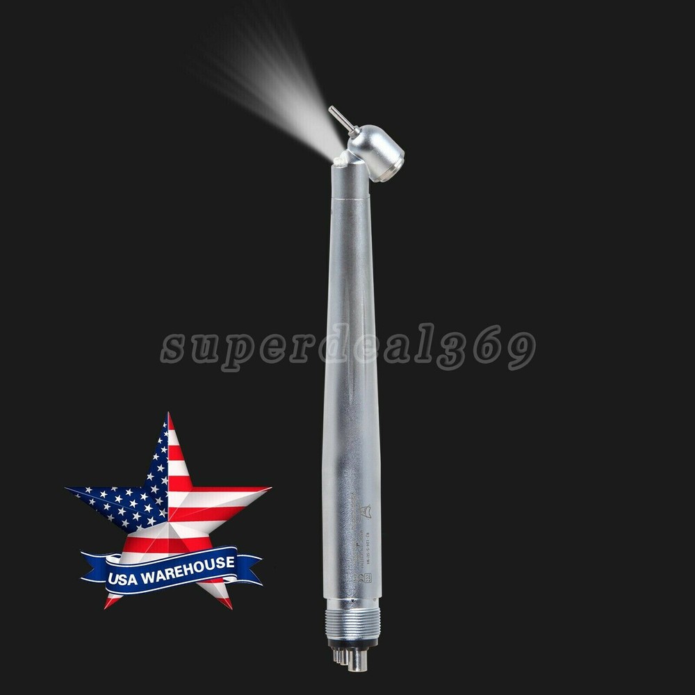 Dental 45 Degree LED High Speed Contra Angle Handpiece 1:4.2 Increasing SA