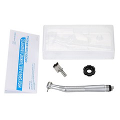 5X Dental High Speed Handpiece 4 Hole Push Air Turbine Single Water Spray