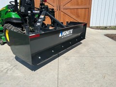 NEW 6 ft Box Blade FREE SHIPPING Tractor 3PT Attachment (Heavy Duty Made In USA)