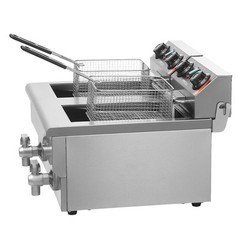 VEVOR Commercial Electric Deep Fryer Countertop Fryer 3000W Dual Tank 2x11Qt/11L