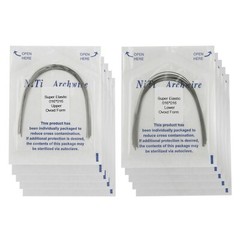 100pcs Dental Orthodontic Arch Wires Niti Rectangular Round Arcos de Ortodoncia