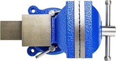 HFS(R) 5″ Heavyduty Bench Vise Anvil Forged 360 Swivel Locking