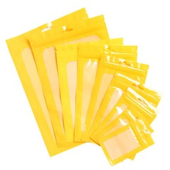 Plastic Sample Bags, Cosmetic Storage Pouches, Zipper Seal Lipgloss Packaging