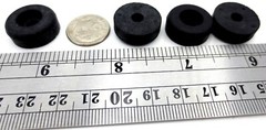 Screw on Rubber Bumper Pad Feet Fit 3/16″ #10 Screw Hole, Has 3/4″ Pad 1/4″ Tall