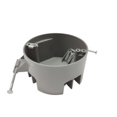 25-Pack 4 inch Round Electrical Ceiling Box w/Grounding 20 Cu In ETL Certified