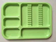 Dental Autoclavable Instrument 135°C Divided Plastic Set Up Trays Optional Type