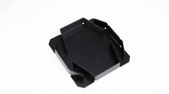 4PACK 8×8 Post Base Bracket for Pergola, Black Powder Coated Steel with Standoff
