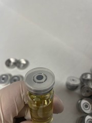 Large 1000 Pc. Lot 20mm, CLEAR, Flip Top Cap Aluminum Crimp Seal for Vials