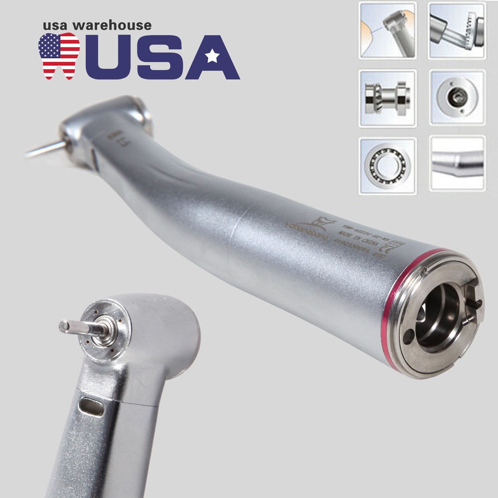 1:5 Increasing LED Dental Contra Angle Handpiece Internal Four Spray fit KAV NSK
