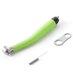 Dental LED Integrate E-generator Plastic High Speed Handpiece 3 Way Spray 4Holes