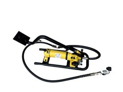 10000psi Manual Hydraulic Foot Pump W/ 6ft RubberHose 3/8” Quick Coupler