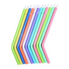 100PCS New Dental Polishing Polisher Prophy Cup Brush Nylon Latch Flat Type NO.1
