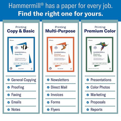 Hammermill Copy Plus Paper 8.5″ x 11″ 20 lb 92 Bright 2500 Sheets 5 Reams FR