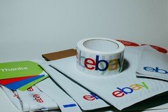 42 Ebay Branded Shipping Supplies STARTER KIT Box Lg Poly Bag TY PC Tape Tissue