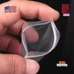 Clear Zip Seal Plastic Bags Jewelry Zipper Top Lock Reclosable Baggies