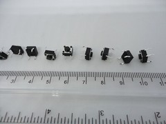 10 Pcs Pack Lot 6x6x4.3mm Momentary Push Micro Button Tactile Switch DIP 4 Pins