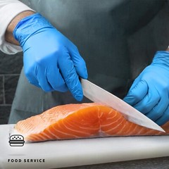 4.5Mil Nitrile Disposable Gloves Powder Free Food Safe Cooking Glove 100/1000 Pc