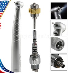 1-5*Dental Fiber Optic Handpiece Standard Head /LED Coupler 6Hole /Turbine Rotor