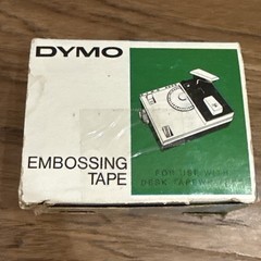 Vintage Box of Dymo Embossing Tape 1/4” x 36’ Orange 1967 For Desk Tapewriters