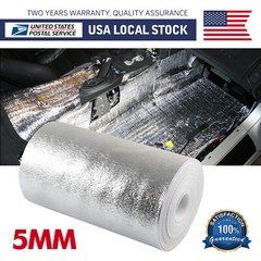 80″x40″ Automotive Sound Deadening Insulation Heat Barrier Noise Proof Deadener
