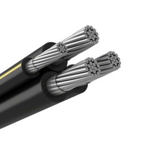 Tulsa 4-4-4-4 Aluminum URD Underground Direct Burial Cable (85 Amp) 600V