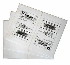 8.5×5.5″ Round Corner Shipping Labels 2 Per Sheet Postage Self-adhesive UPS