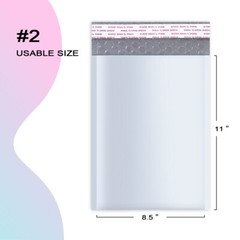 #2 8.5×12 Poly Bubble Mailers Padded Shipping Envelopes Mailing Bags Self Seal
