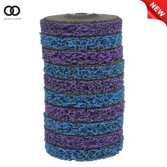 10Pack 4″ Purple And Blue Paint Stripping Discs for Angle Grinder Metal Rust