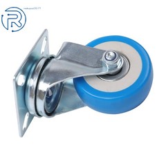 24 × 2Inch Blue 360° Casters Wheel No Brake Capacity To 65lb Each For Tool Chest