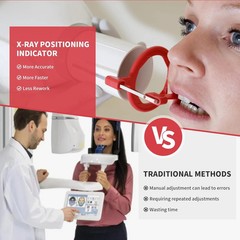 5PCS Dental X-Ray Aiming Rings for Bitewing/Posterior/Anterior Imaging