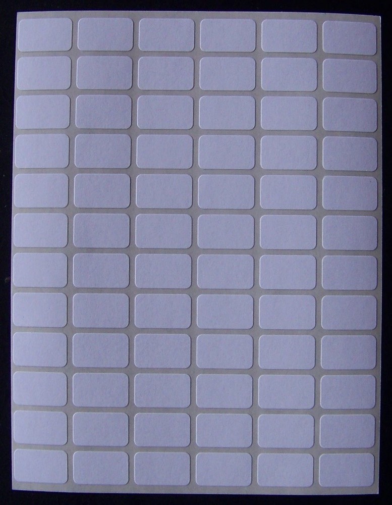500 All Purpose Removable Adhesive Price Labels Tags Stickers 3/8” x 5/8”