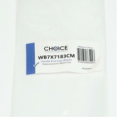 Choice Parts 2 PAK of WB7X7183 for GE Range Stove Oven Door Handle Black End Cap