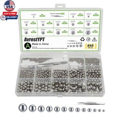 840PCS Stainless Steel Bearing Balls Assortment 2-10mm Metric Precision Bike New