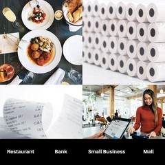 3 1/8” x 230′ Thermal Paper Rolls – BPA FREE – – Receipt paper rolls – Point…