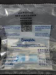 2 Pack – Swagelok SS-4-VCR-1-4 VCR Face Seal Fitting, 1/4 in. VCR x 1/4 in. MNPT