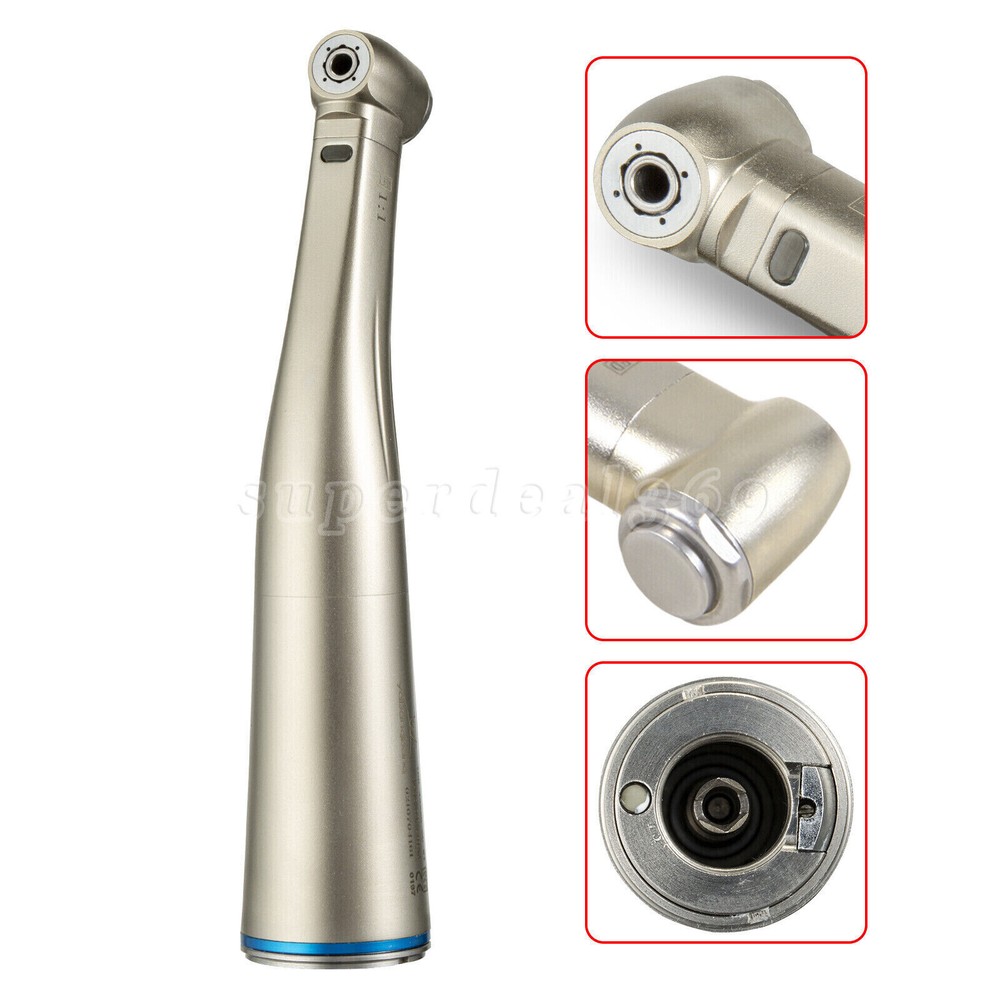 NSK type Dental Inner 1:1 /1:5 Increasing LED Fiber Optic Contra Angle E-type dd