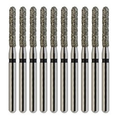 Dental Diamond Bur Round End Cylinder FG 881/012SC 014SC Super Coarse Grit Black