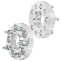 2x 1 Inch 5×110 Wheel Spacers 12×1.25 Studs 65.1mm Hub Bore for Dart Cherokee