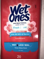Wet Ones Hand Wipes 20 pcs pk New Ship24HRS