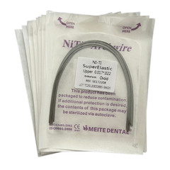 Dental Orthodontic Arch Wire Super Elastic Niti Round Rectangular Ovoid Form