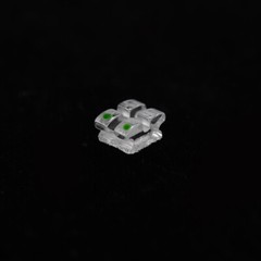 Ortho Monocrystalline Sapphire Brackets Dental Clear Brace MBT/ROTH 022 345Hooks