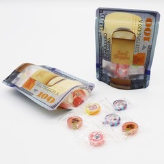 100pcs 3.5g Smell Proof Mylar Bags | Durable Zipper for Freshness | Food Grade