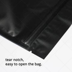 Multi-Color & Sizes Matte Two Sided High Quality Foil Stand up Zip Lock Bag M