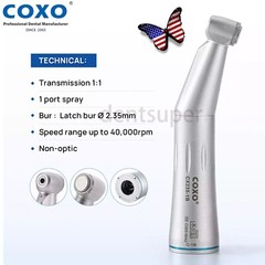 COXO Dental CX235-1B Inner Water Contra Angle Low Speed Handpiece NSK S MAX M25L