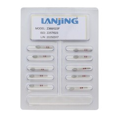 Dental Zirconia Adjustment Diamond Burs Football Fine Grit Z368/023F 10pcs/pack