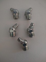 1/8-27-45 Degree Angle NPT Grease zerk Fittings 100 Pcs. Condition is New