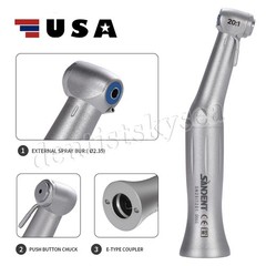 SANDENT 20:1 Reduction Implant Contra Angle Push Handpiece for E-type motors